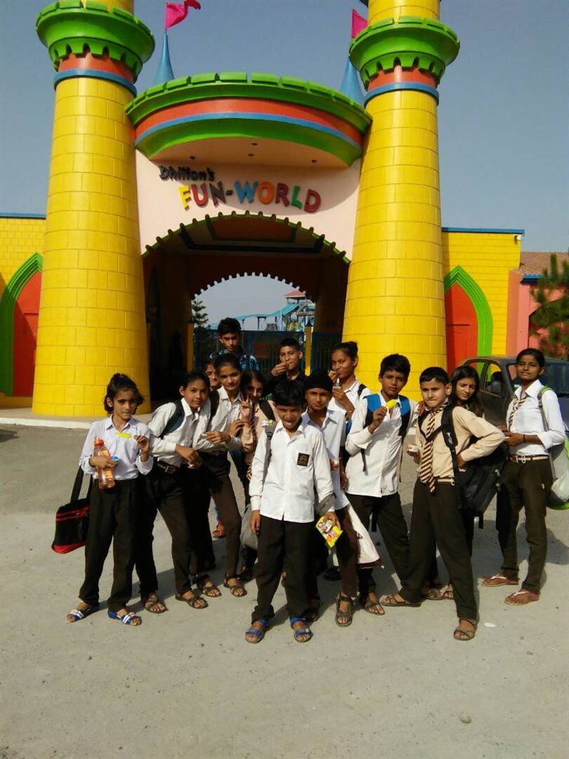 Students on an excursion