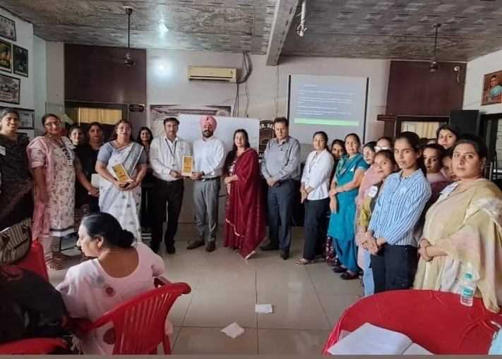 Teachers at a capacity building programme