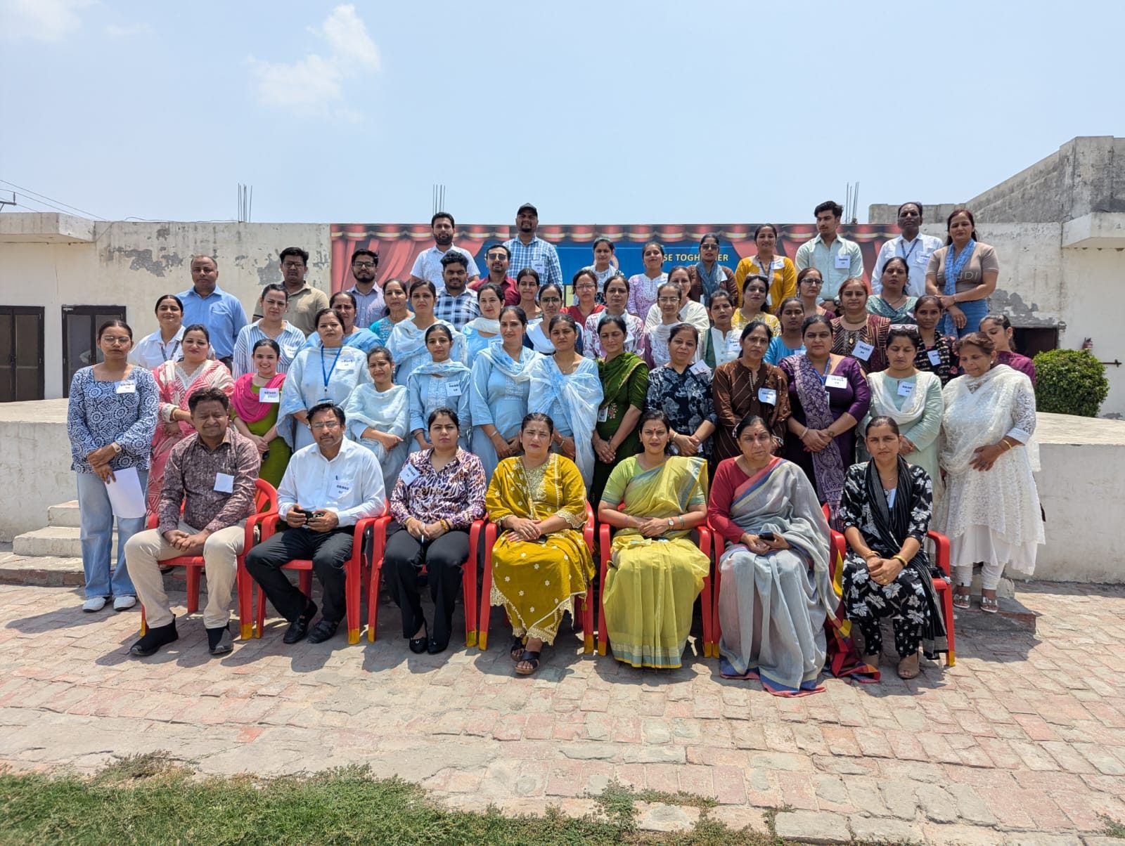 Teachers from Kaithal schools at a capacity building workshop hosted by Sun Rise School